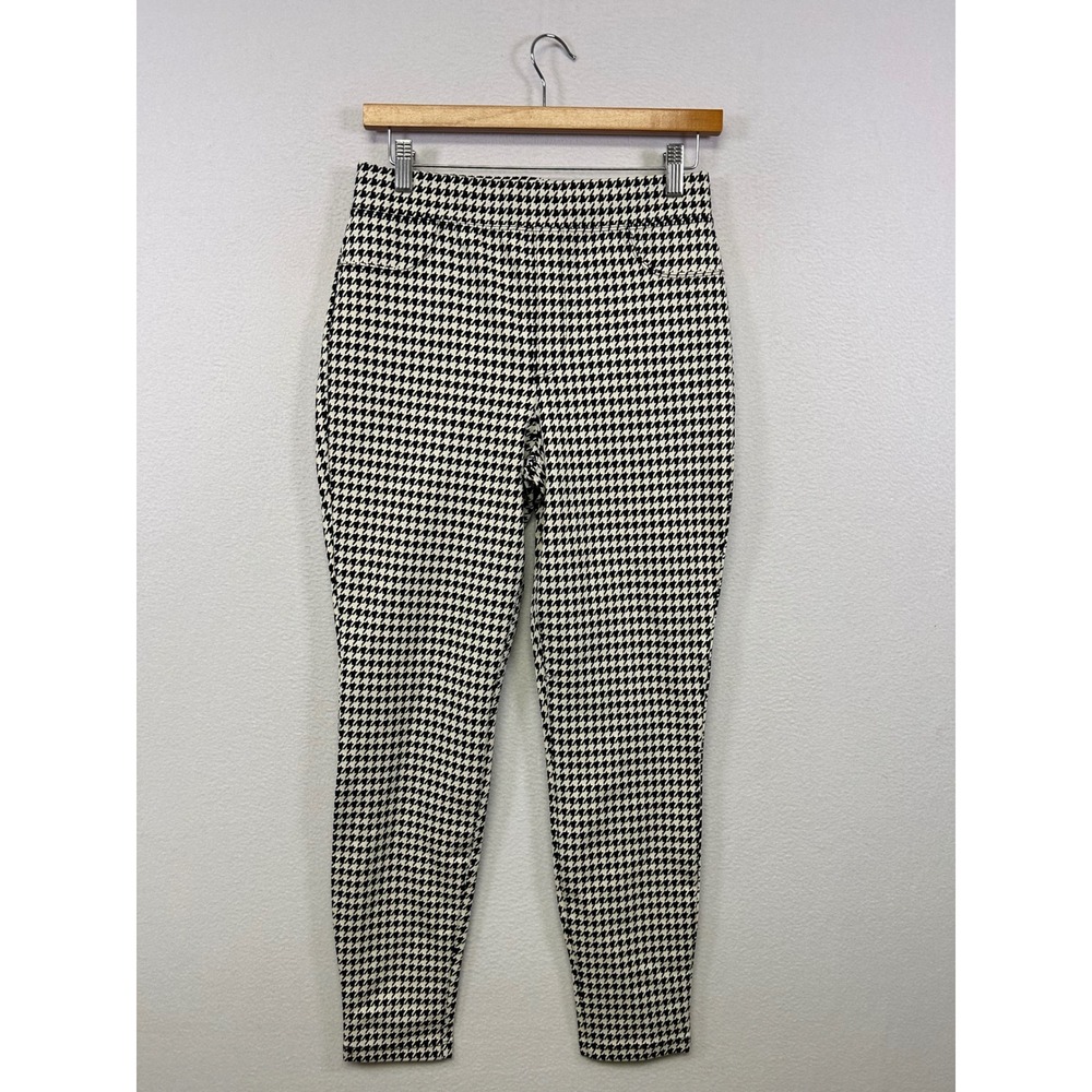Sanctuary Houndstooth Plaid‎ Skinny Leggings Womens Medium Black White CP0720K7A